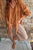 Larc Poet Blouse Hazelnut